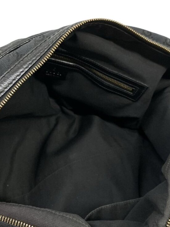 Gucci Handbag GG Pattern Black Leather - Picture 7 of 15